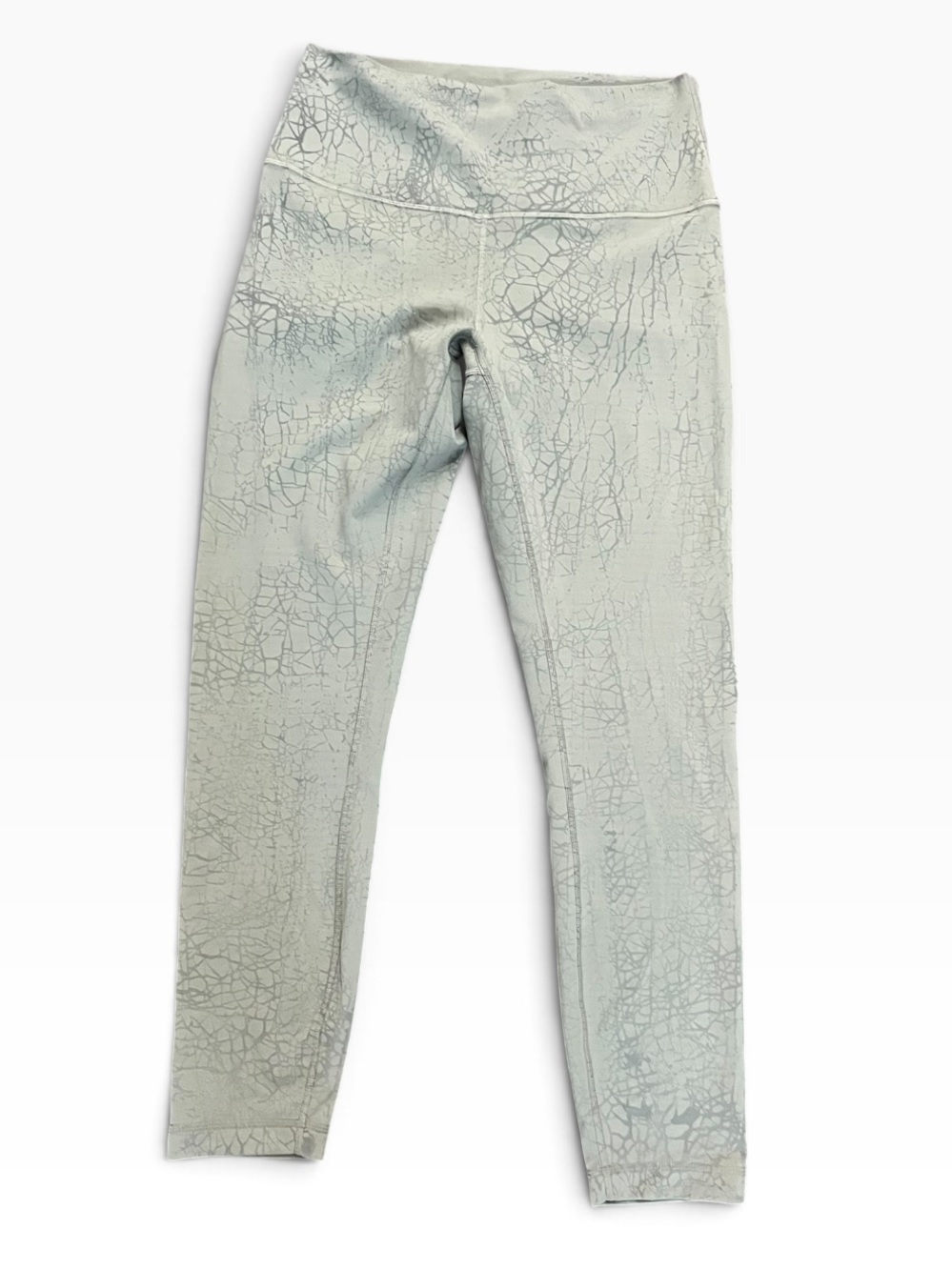 lululemon athletica Light Gray Textured High-Rise leggings